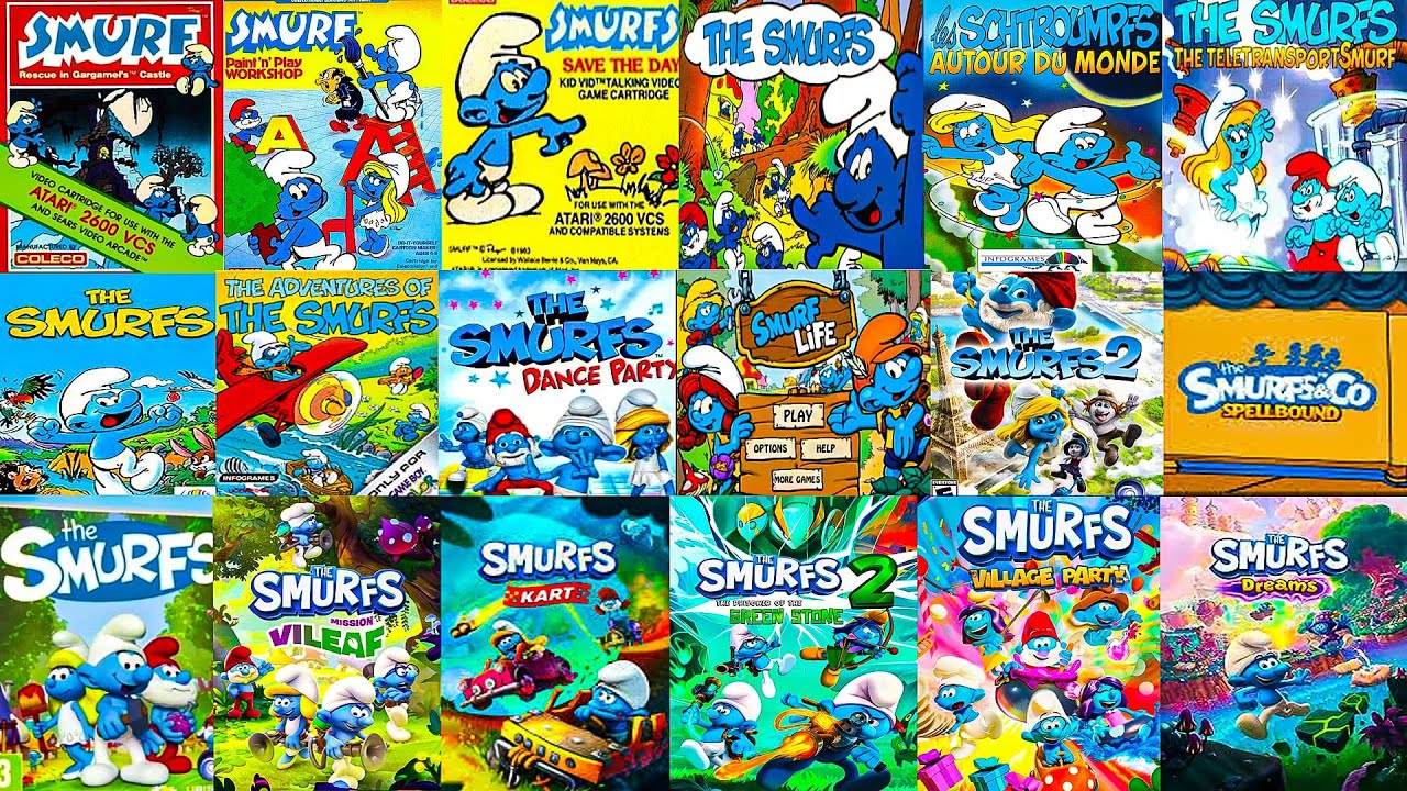The Evolution of THE SMURFS Games (1982-2024)