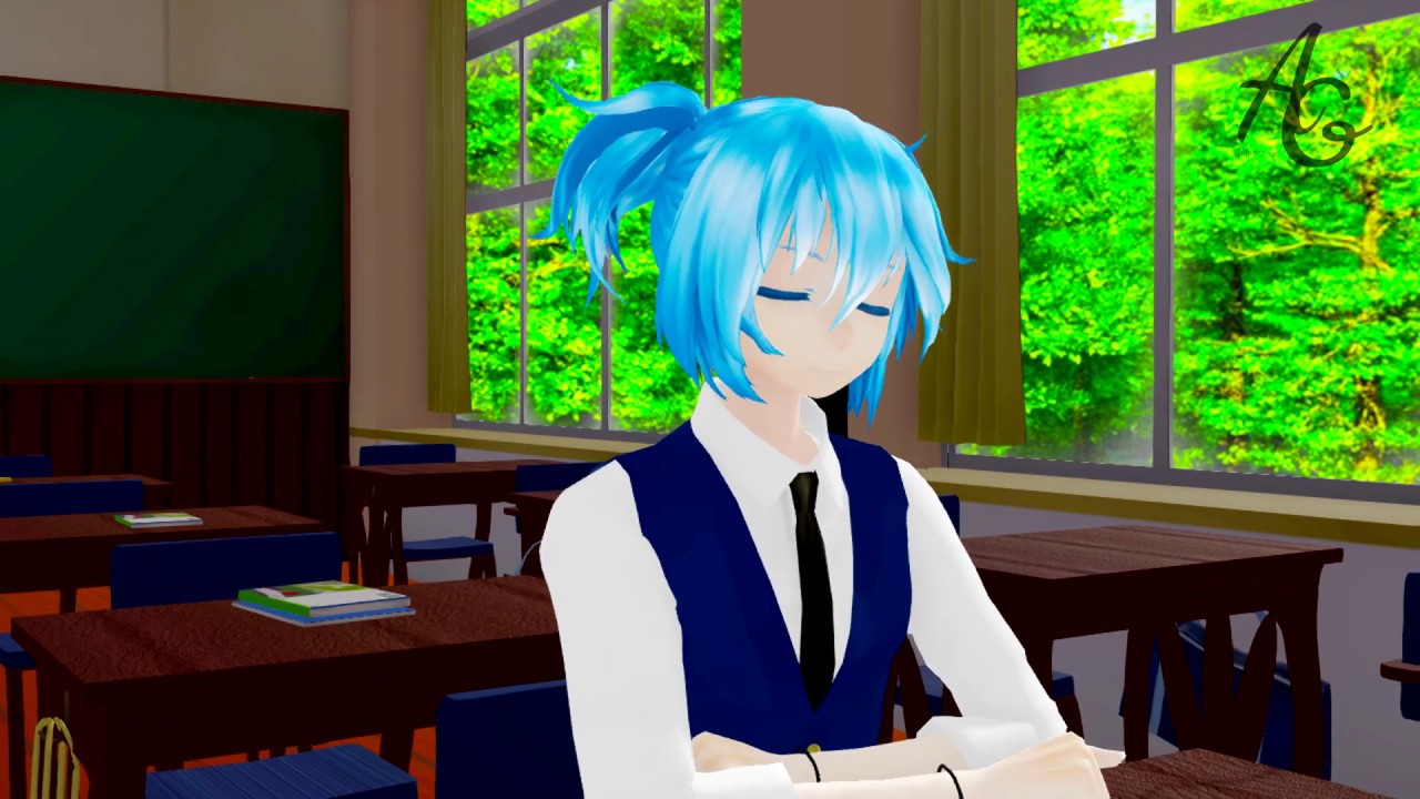 【MMD 暗殺教室】BAAM (MOMOLAND) 【Shiota Nagisa】