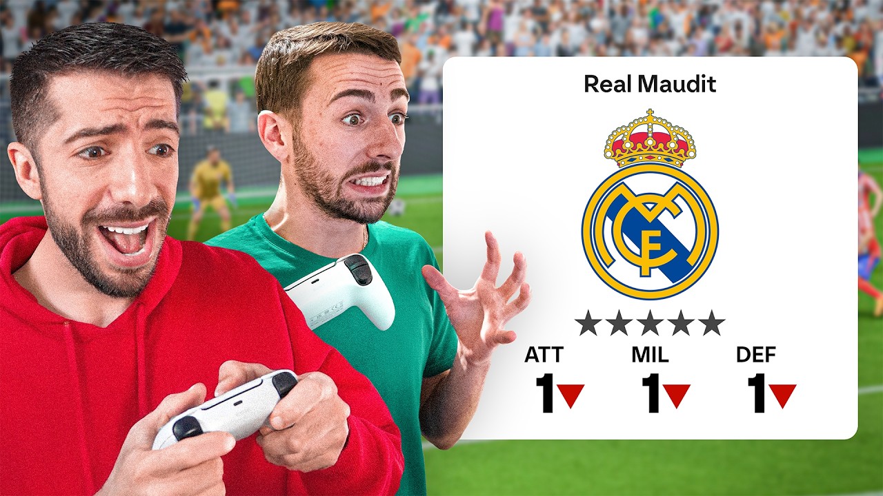 GAGNER à FIFA avec une équipe à 1 de GÉNÉRAL c'est possible ? (Avec Skinra et Evan)