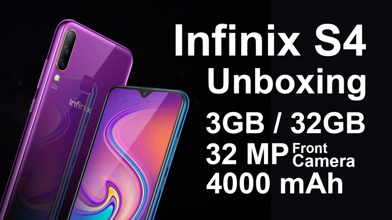 Unboxing infinix s4, unboxing infinix mobile, purple color, camera review