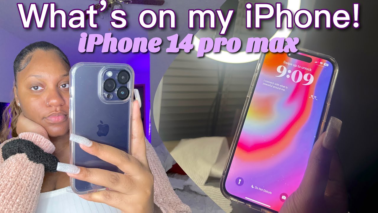 What's on my iphone 14 pro max | simple & cute