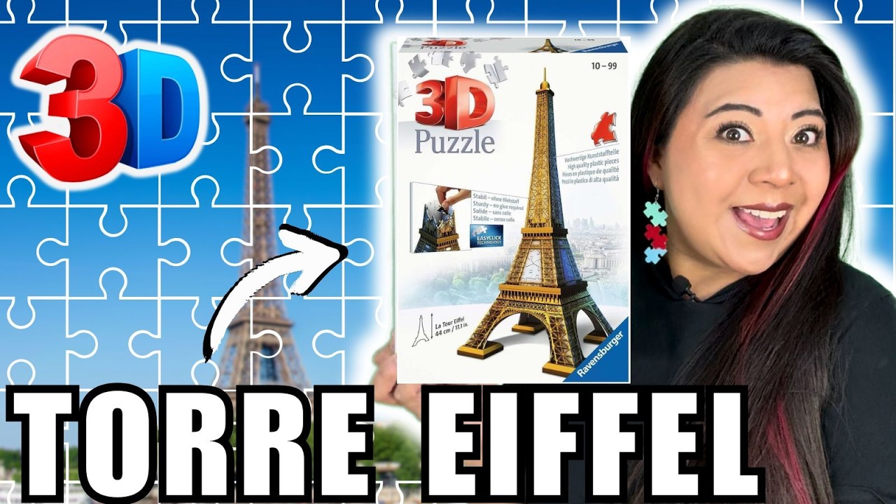 Rompecabezas 3D de La Torre Eiffel Ravensburger 216 piezas
