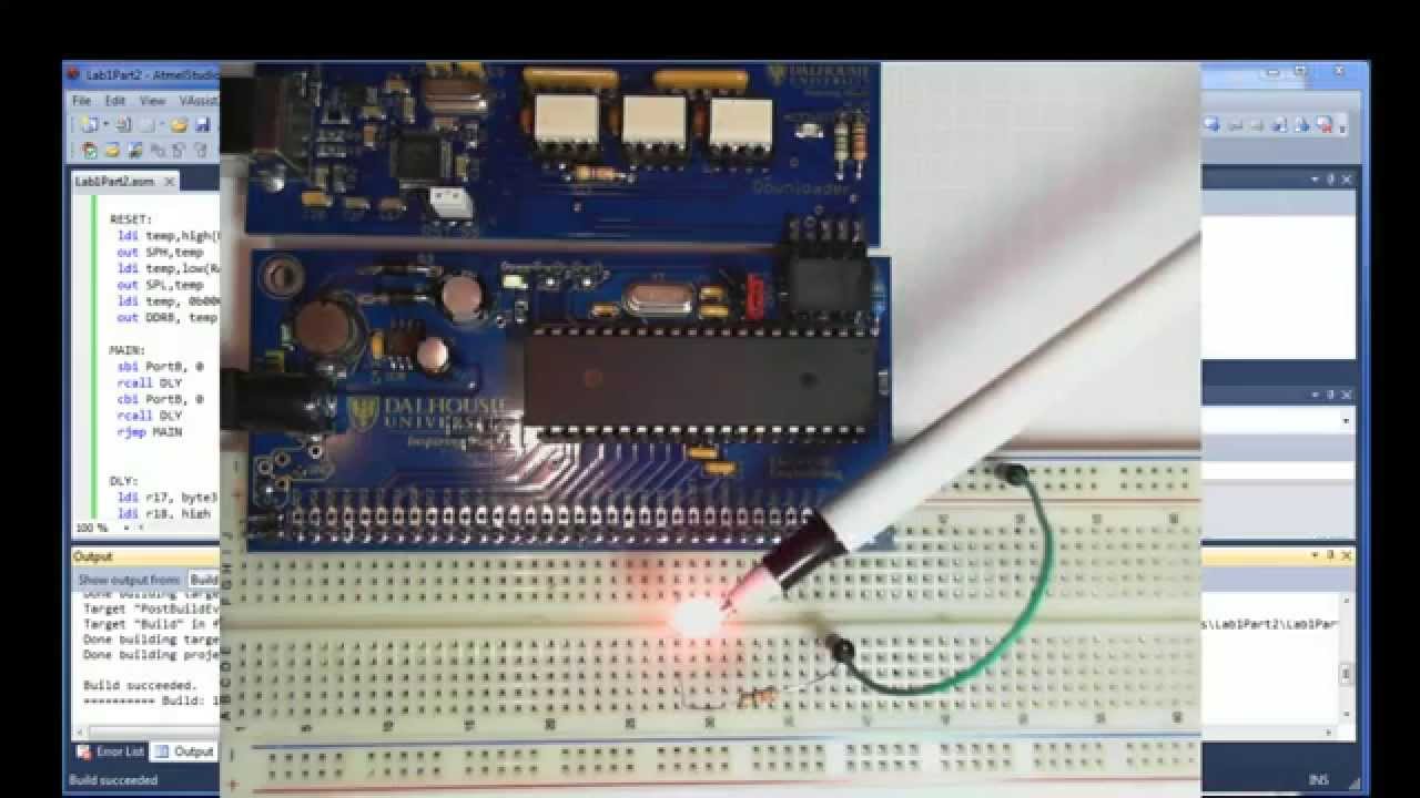 ECED3204 Lab #1 - Blinking an LED in C and Assembly