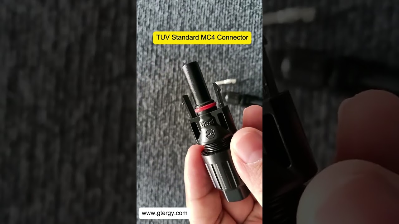 GTERGY--MC4 connector #solarmounting