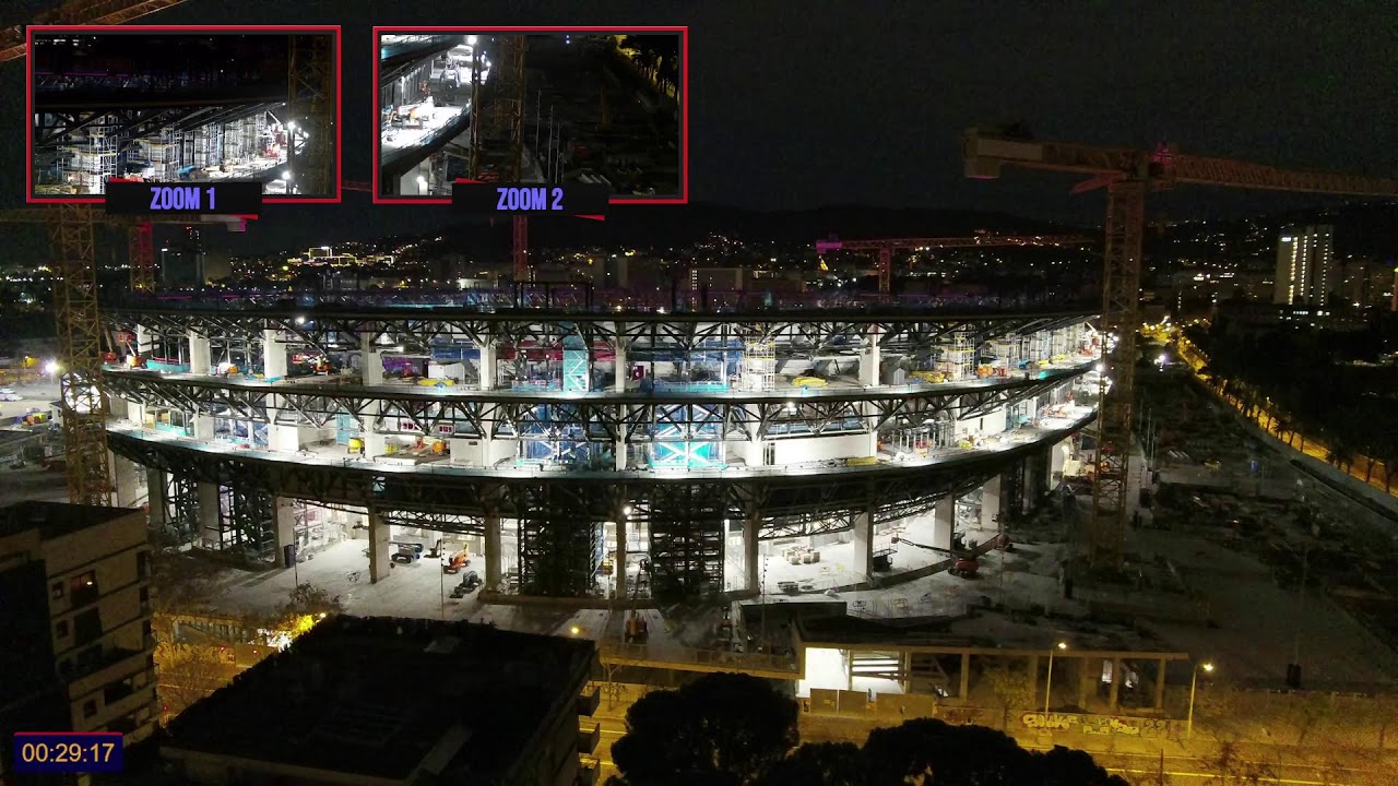 Emissi&oacute; en directe 4K! 02/01/26 de Las Obras del Camp Nou!