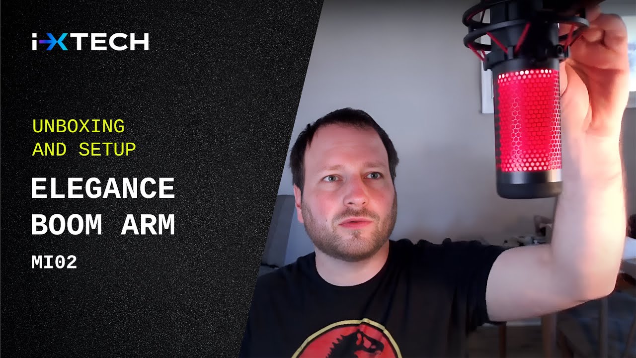 IXTECH Elegance Boom Arm Unboxing and Setup!