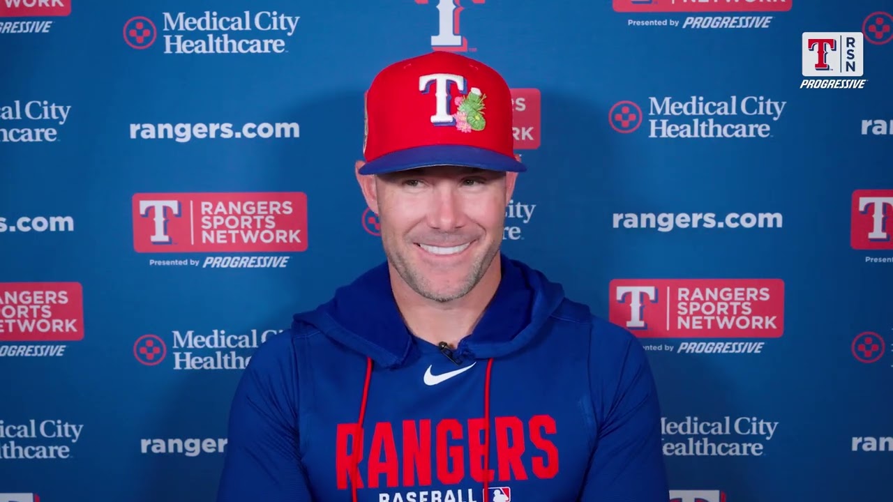 2026 Texas Rangers Spring Training Media Session (Feb. 21): Skip Schumaker