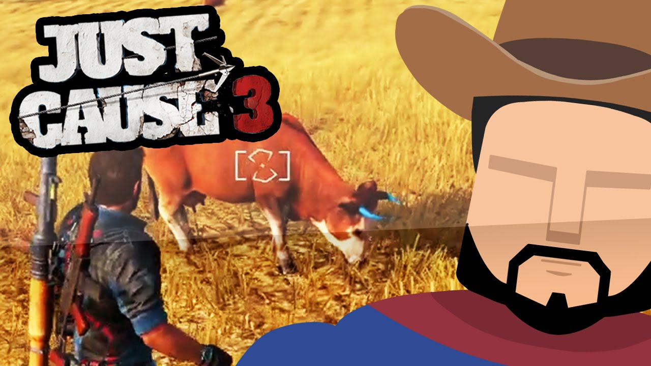 THE COOLEST COW EVER IN JUST CAUSE 3! | SuperRebel