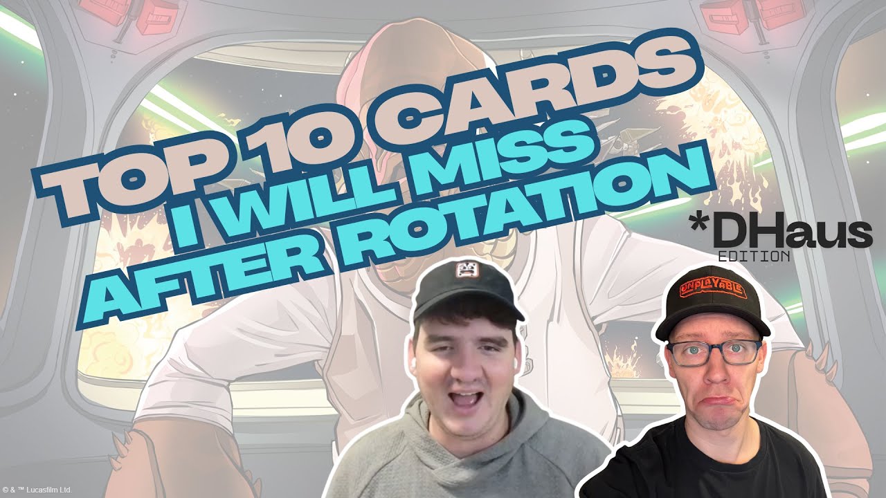 🔟 10 карт, по которым я буду скучать после ротации! (Star Wars Unlimited) (DHaus Edition)