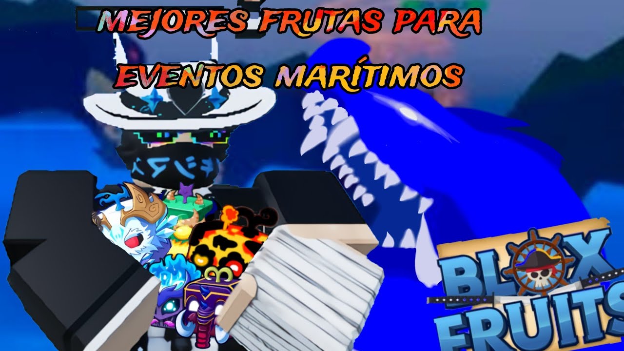 Las mejores frutas para eventos marinos en (blox fruits)