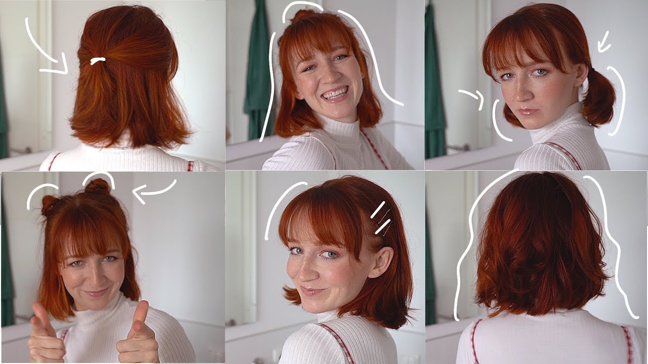 HAARTUTORIAL - 6 super einfache und schnelle Frisuren!