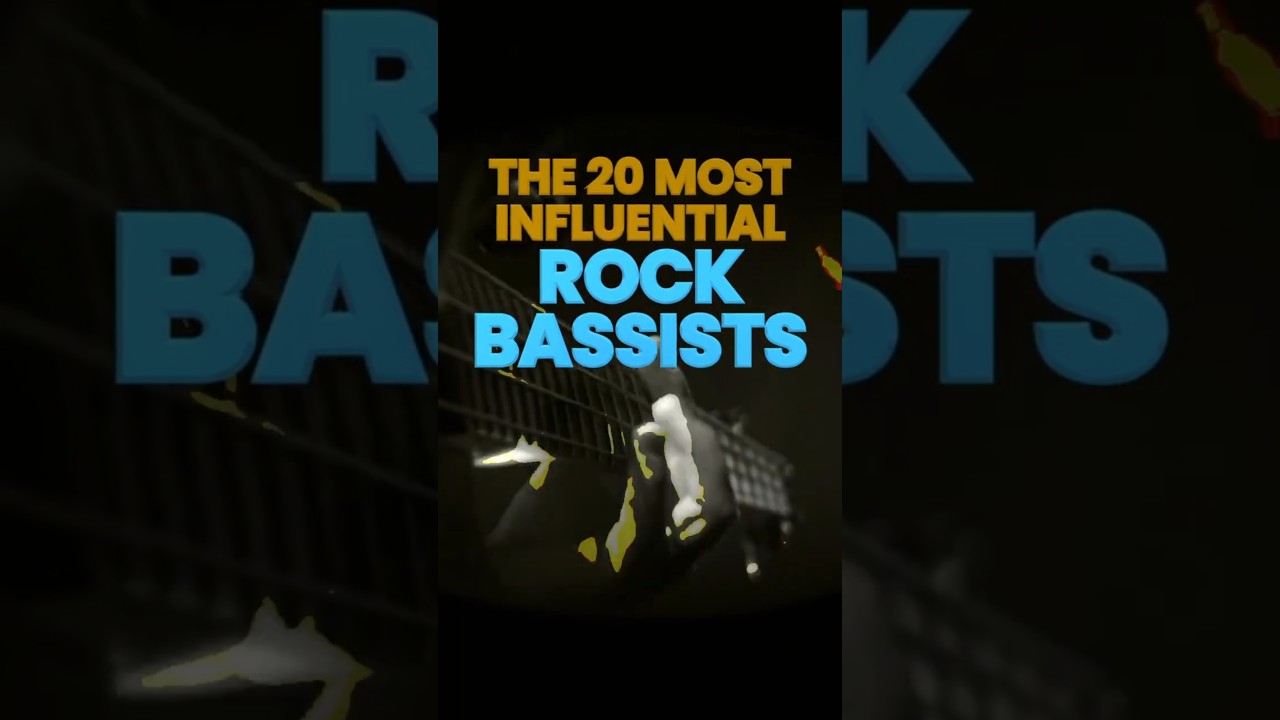 The 10 Most Influential Rock Bassists | #shorts #bassplayer