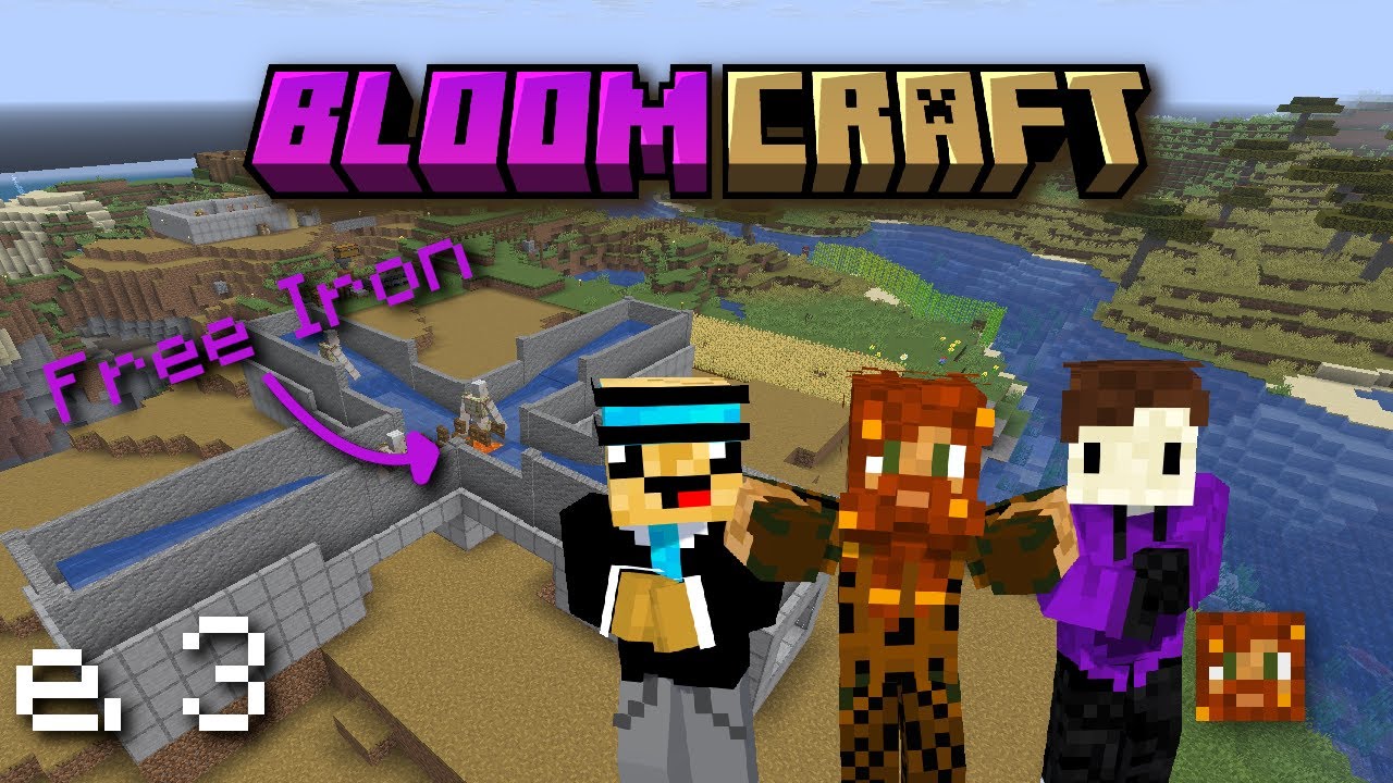 Lava, Golems & Mayhem: The Wildest Farm on Bloomcraft! | Bloomcraft s1 e3 🌸