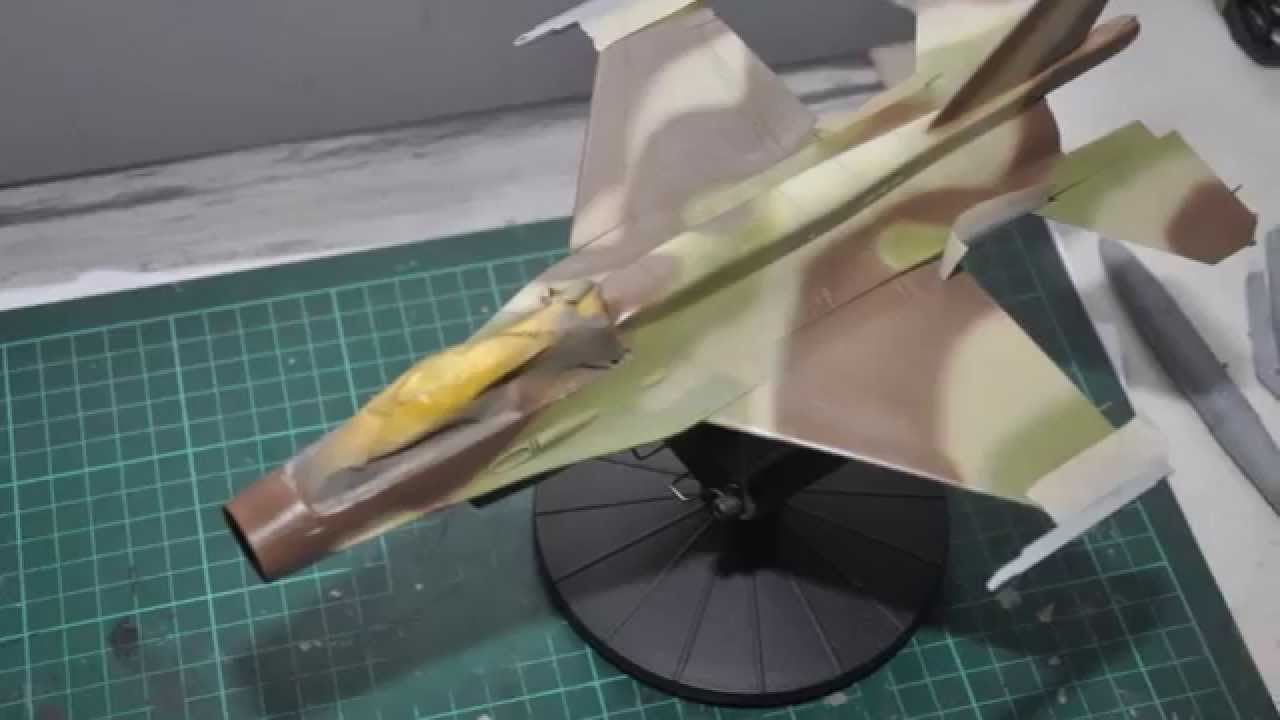 F-16 B/D Viper Italeri PRACTICE BUILD (3) 1/48