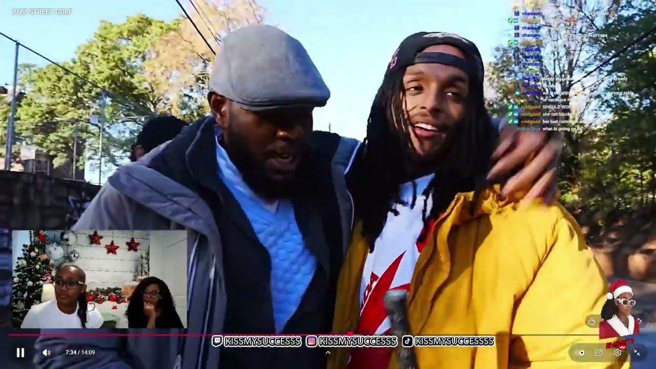 Angelique and Sabrina React to AMP Street Golf!