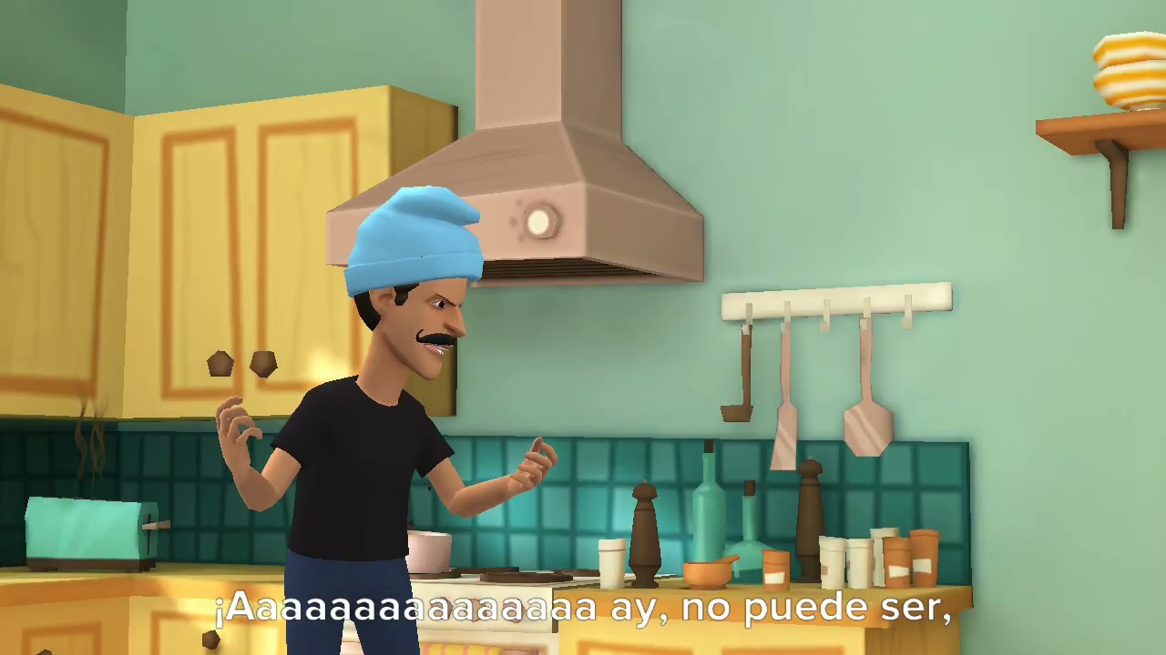 Marc se comporta como un bebé con su niñero Don Ramón y es castigado. 