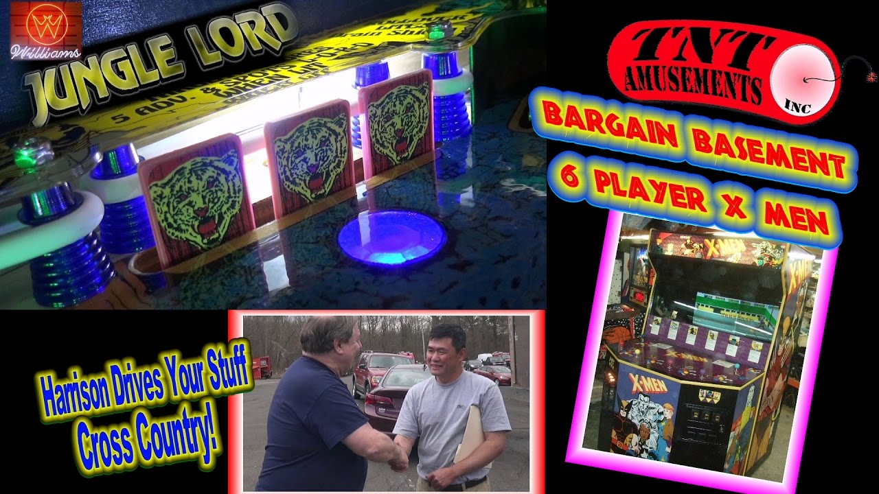 #1254 Williams JUNGLE LORD-6 Player X MEN-Cross Country Deliveries! TNT Amusements