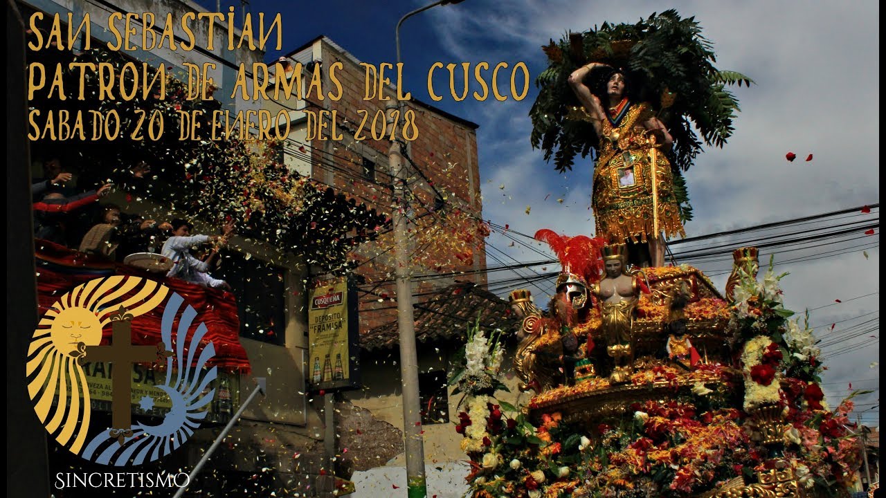 San Sebastian - Patrón de Armas del Cusco. Enero, 2018.