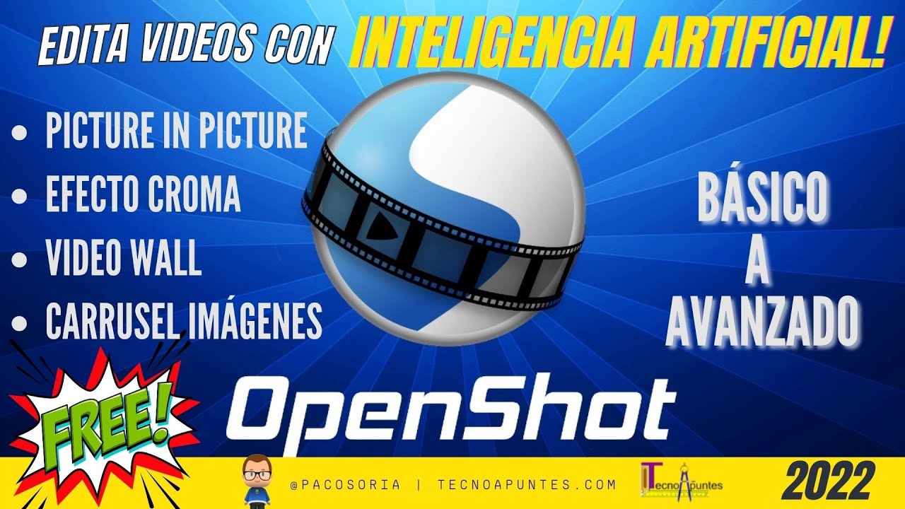 Edición de vídeo con OpenShot 💥 BÁSICO a AVANZADO ✅ Tutorial ESPAÑOL【2022】