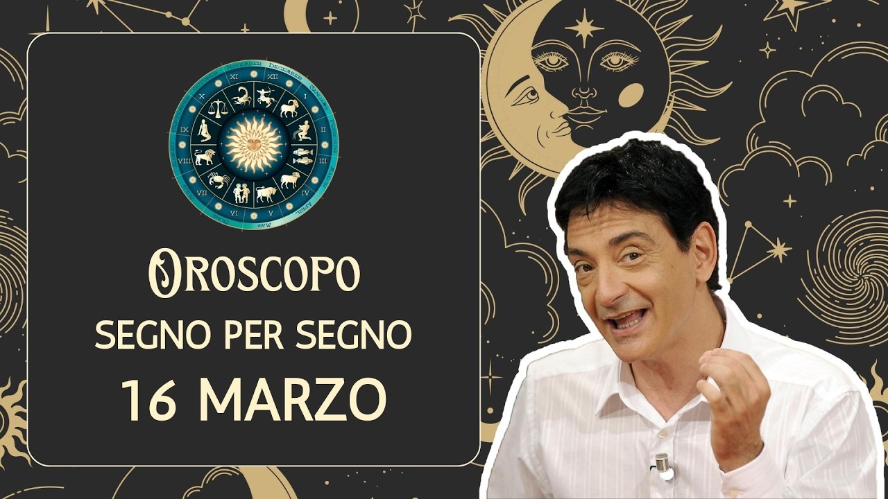 Paolo Fox presenta l’Oroscopo del Giorno 16 Marzo 2026 per Tutti i 12 Segni Zodiacali