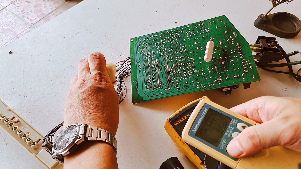 แนวทางซ่อมบอร์ดแอร์มิตซูบิชิฟิวขาด #ซ่อมบอร์ดแอร์Mitsubishi เปิดไม่ติด