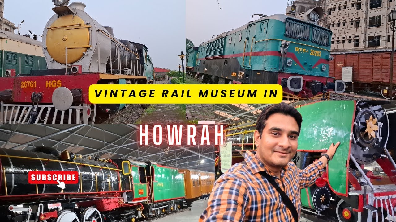 Rail museum Howrah a heritage of Indian railways and other vintage locomotives #locomotive #museum