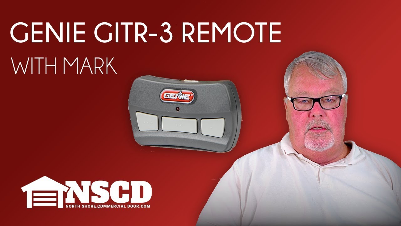 Tech Talks: Genie GITR-3 Garage Door Remote