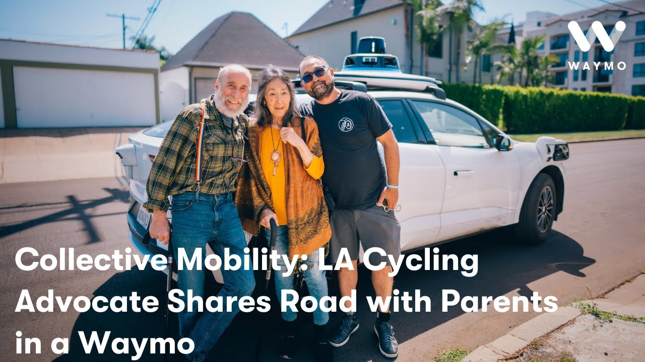 Collective Mobility: LA Cycling Advocate Shares Road with Parents in a Waymo
