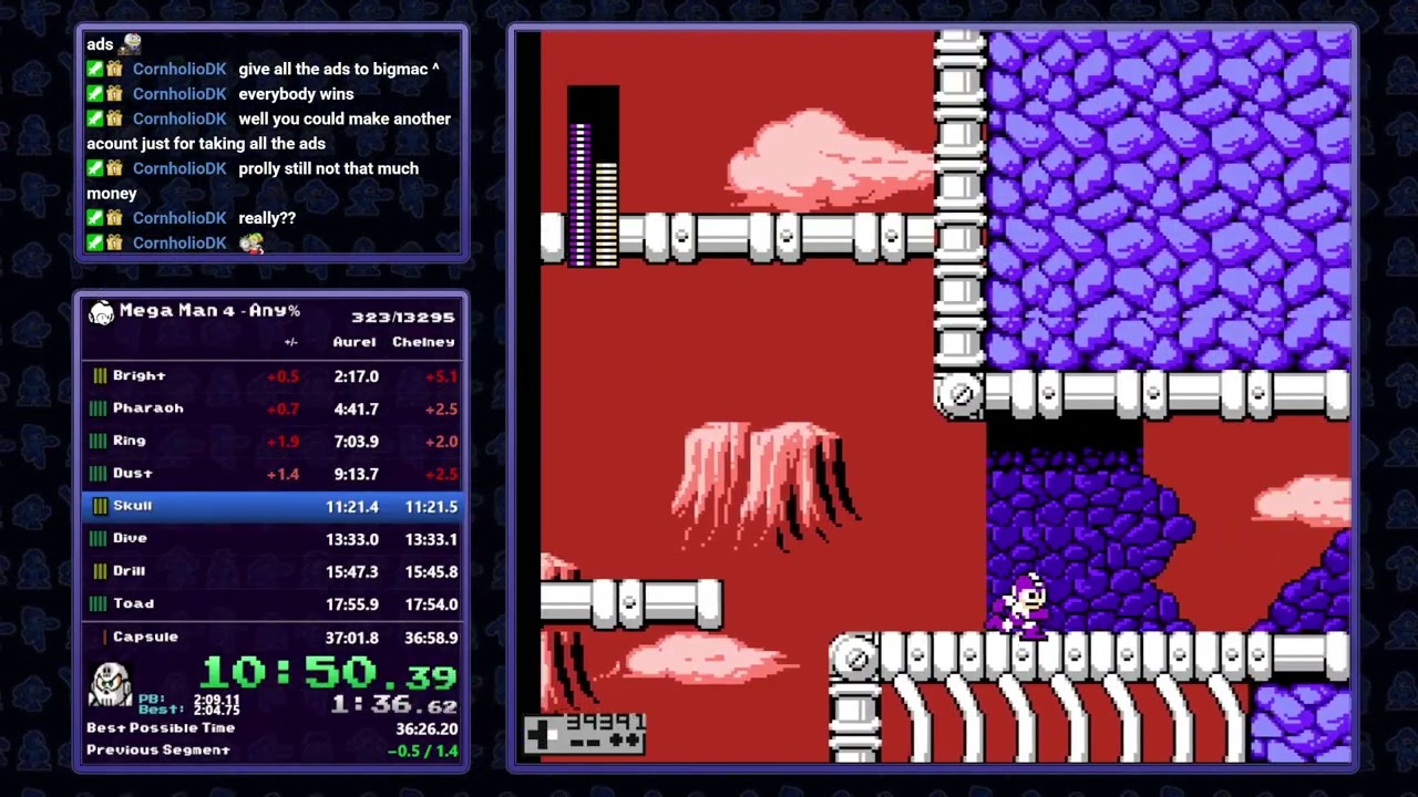 [WR] (36:53) Mega Man 4 any%