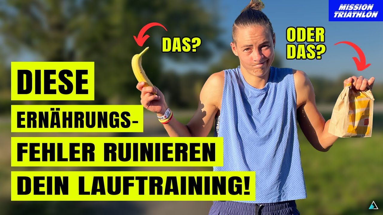 Diese Ernährungsfehler ruinieren Dein Training - Essen vor dem Joggen!