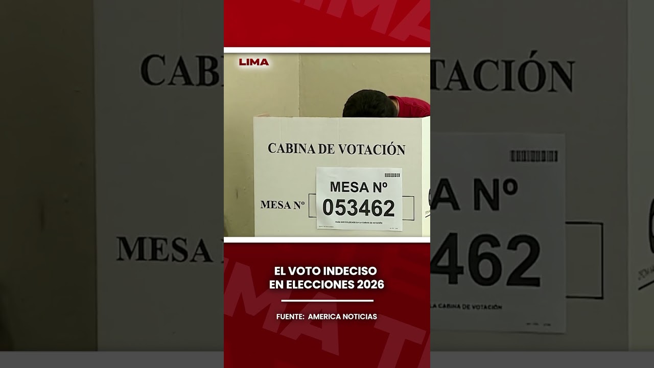 Voto indeciso en Per&uacute;