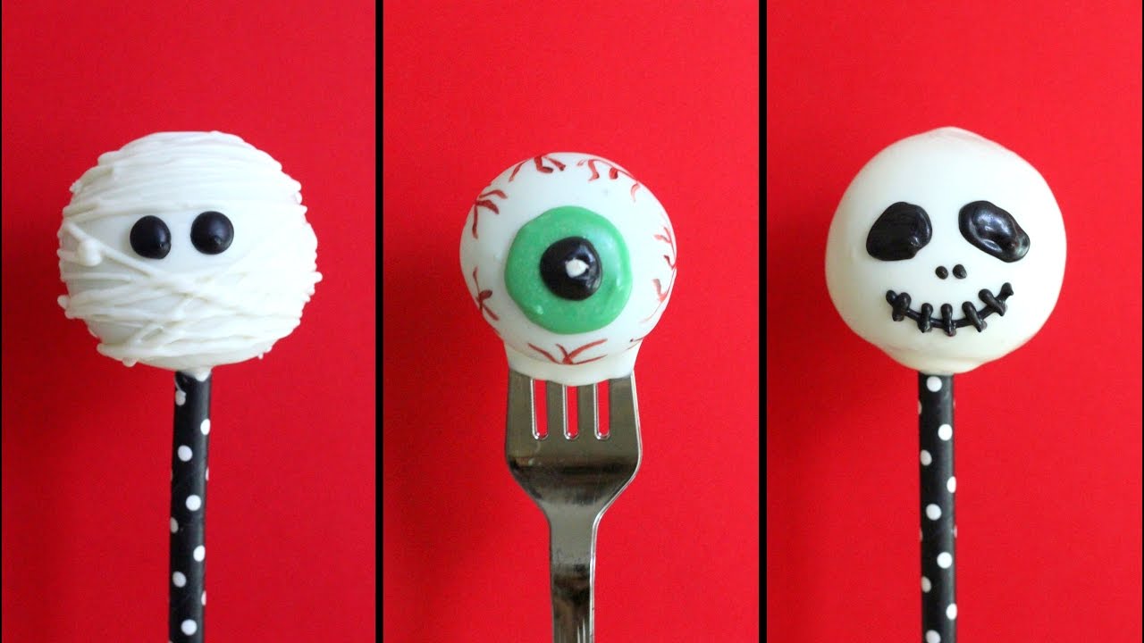 Halloween Cake Pops - 3 ways