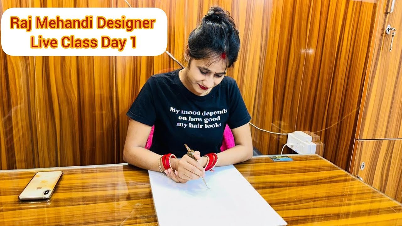Mehandi Class 1 | Beginner Mehandi Class Day 1 | Raj Mehandi Designer Live Class | Mehandi tutorial