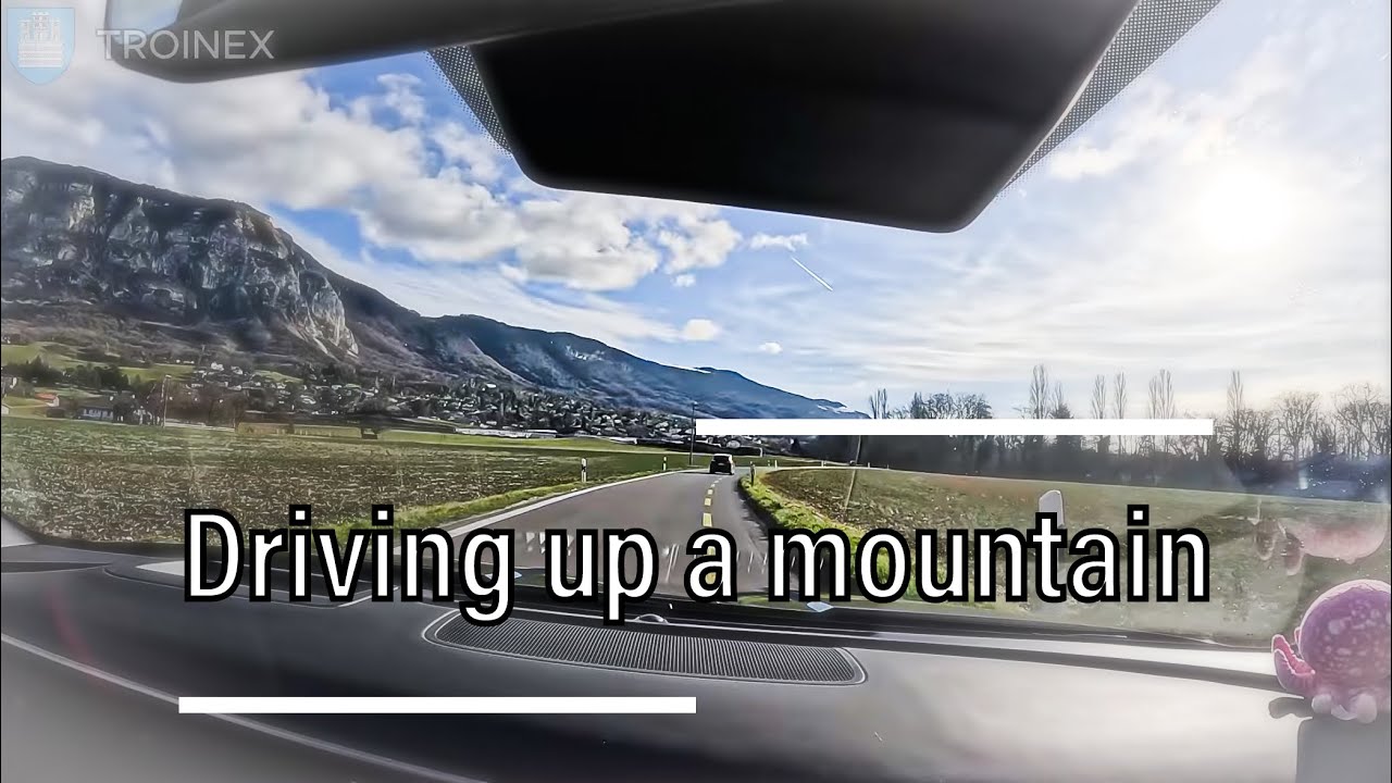 [Driving Vlog] Driving up a mountain