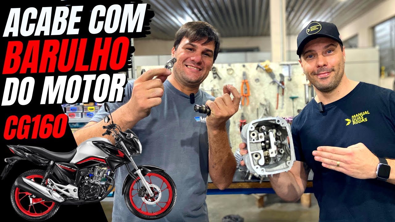 Como tirar barulho do motor CG 160 I Gastando pouco