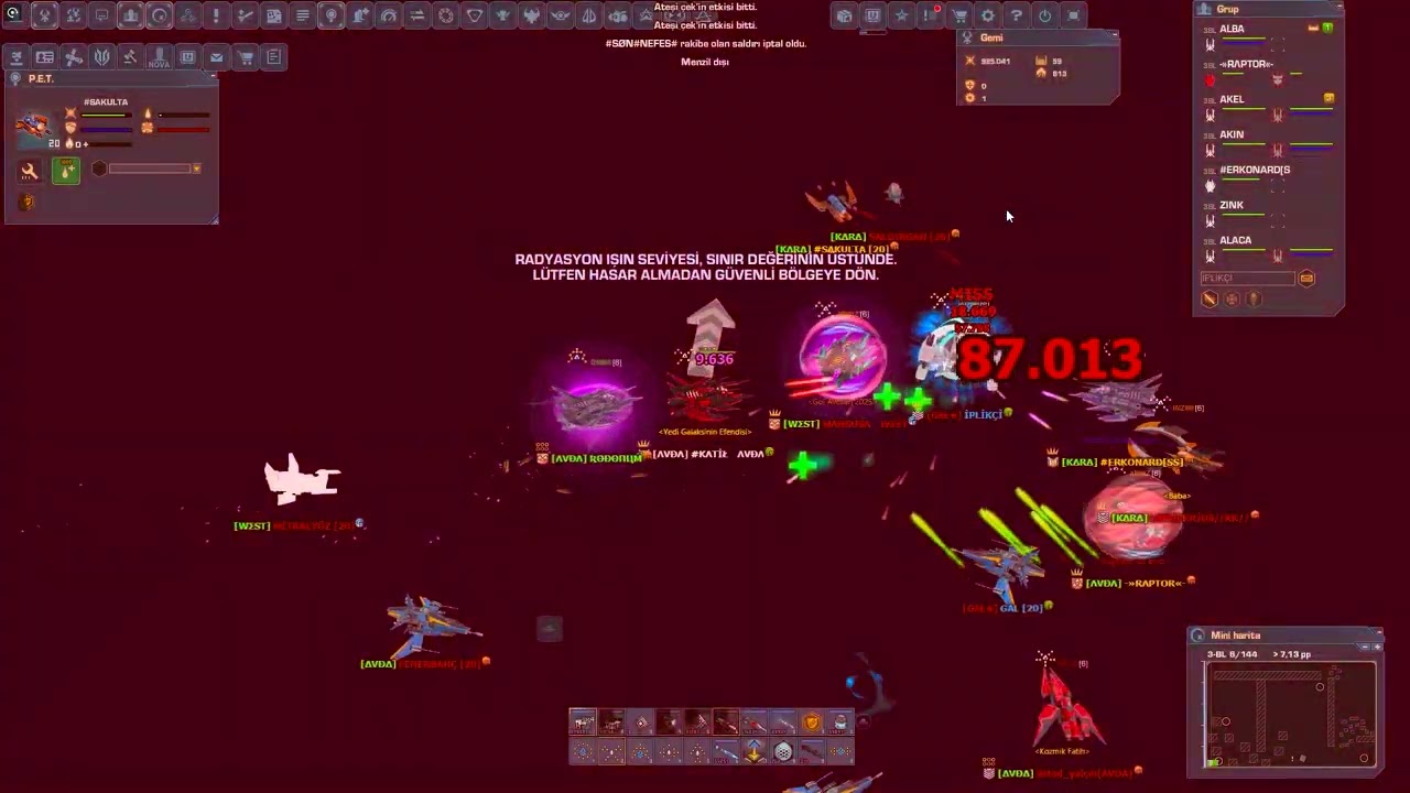 Darkorbit TR2-3 Savaş falan filan işte