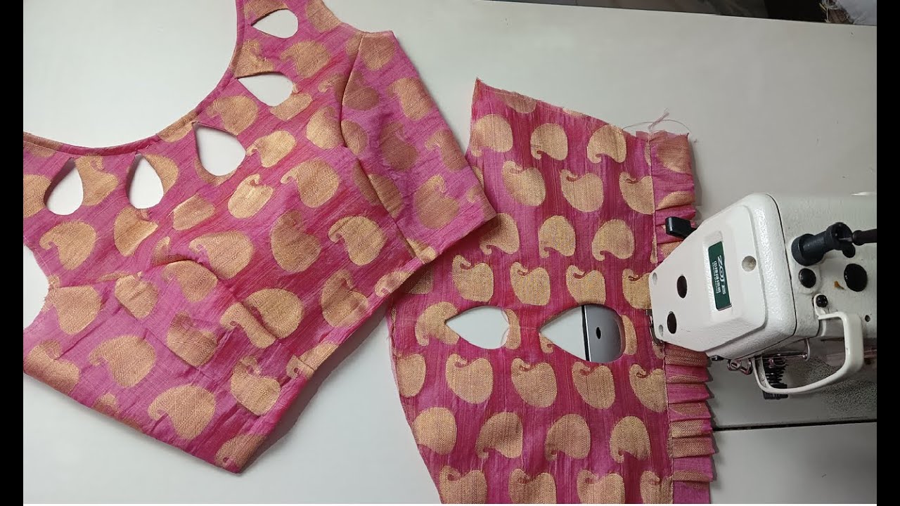 Latest Designer blouse design | New designer blouse cutting and stitching |Designer Boat Neck Blouse