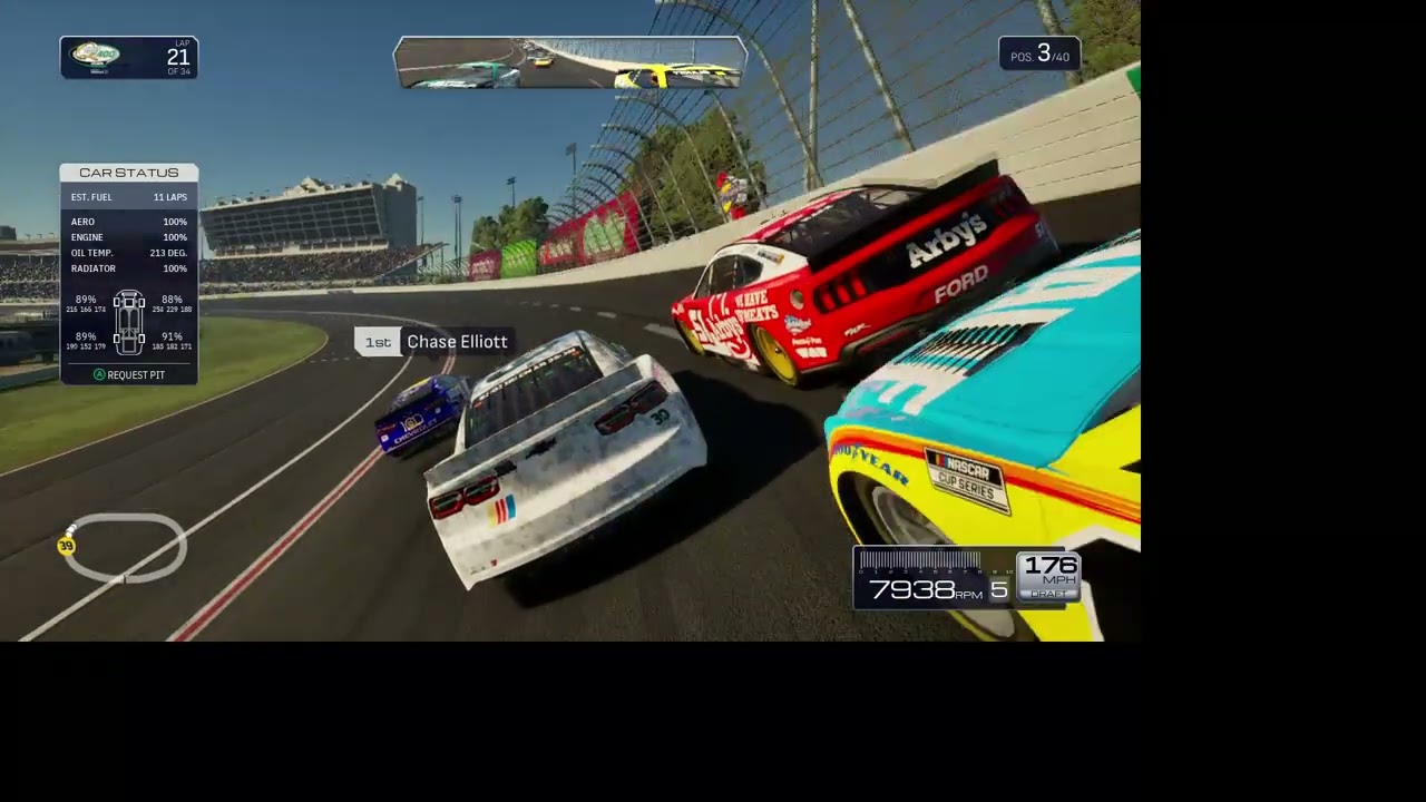 I Lost By HALF A CAR LENGTH In NASCAR 25