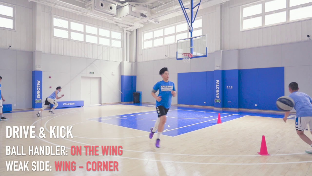 2 on 0 offense in basketball (episode 6 training drills)