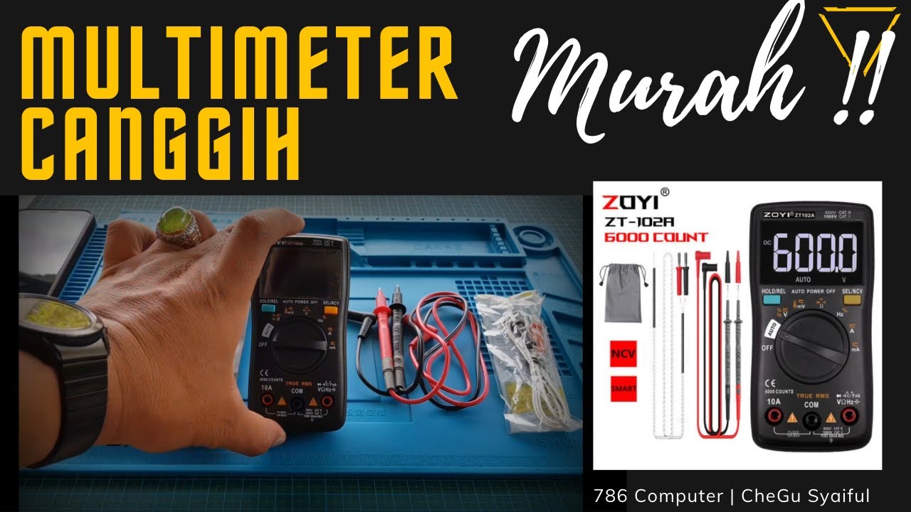 Multimeter Digital || Multitester Digital || ZOYI ZT102A Smart Digital Multitester