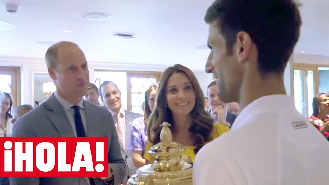 La conversaci&oacute;n de los DUQUES DE CAMBRIDGE con NOVAK DJOKOVIC sobre sus hijos