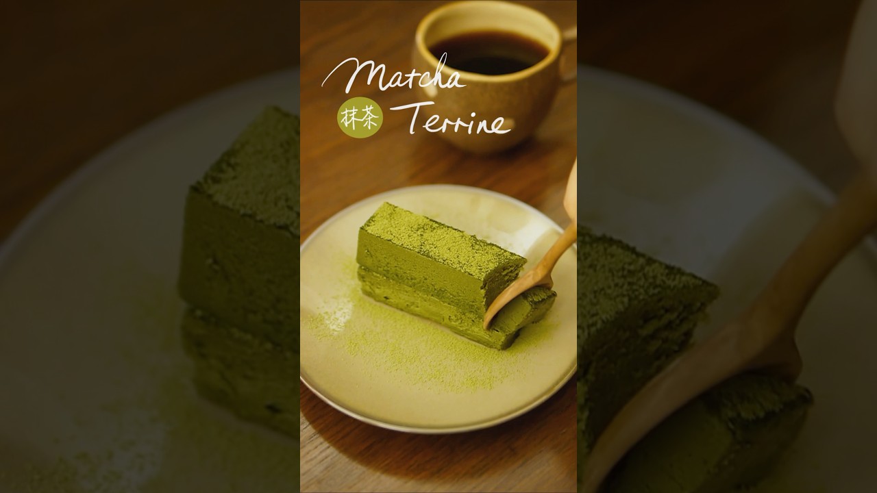 🍵Melt-in-Your-Mouth Matcha Terrine Recipe | Café-Style at Home☕️