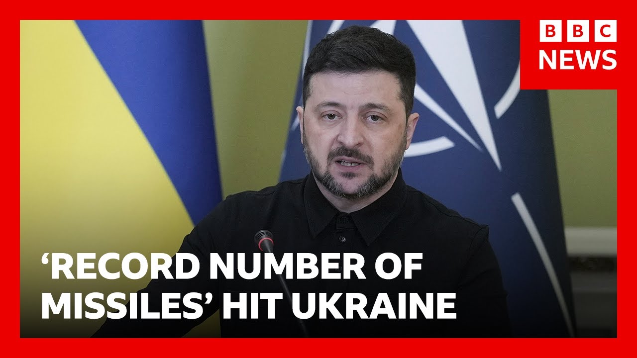 Russia hits Ukraine energy sites in 'most powerful blow' so far this year | BBC News