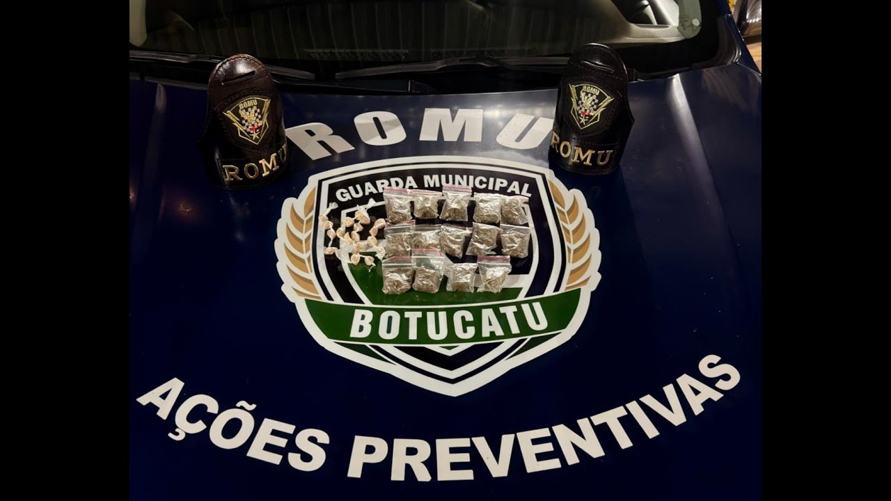 ROMU prende homem por tráfico, resistência e dano ao patrimônio após abordagem em Botucatu