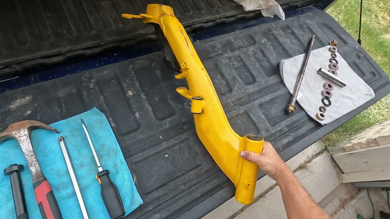 Canam outlander and renegade (gen2) trailing arm bearing removal.