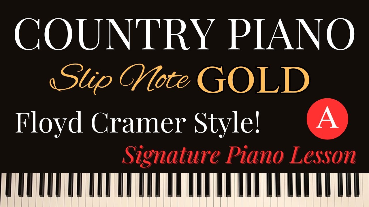 PLAY SLIP NOTE PIANO IN THE KEY OF A!