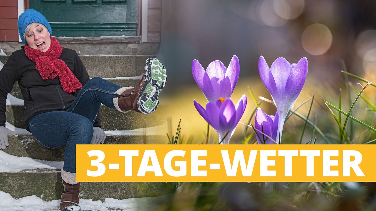 3-Tage-Wetter: Erst Gl&auml;ttegefahr, dann Fr&uuml;hlingsluft