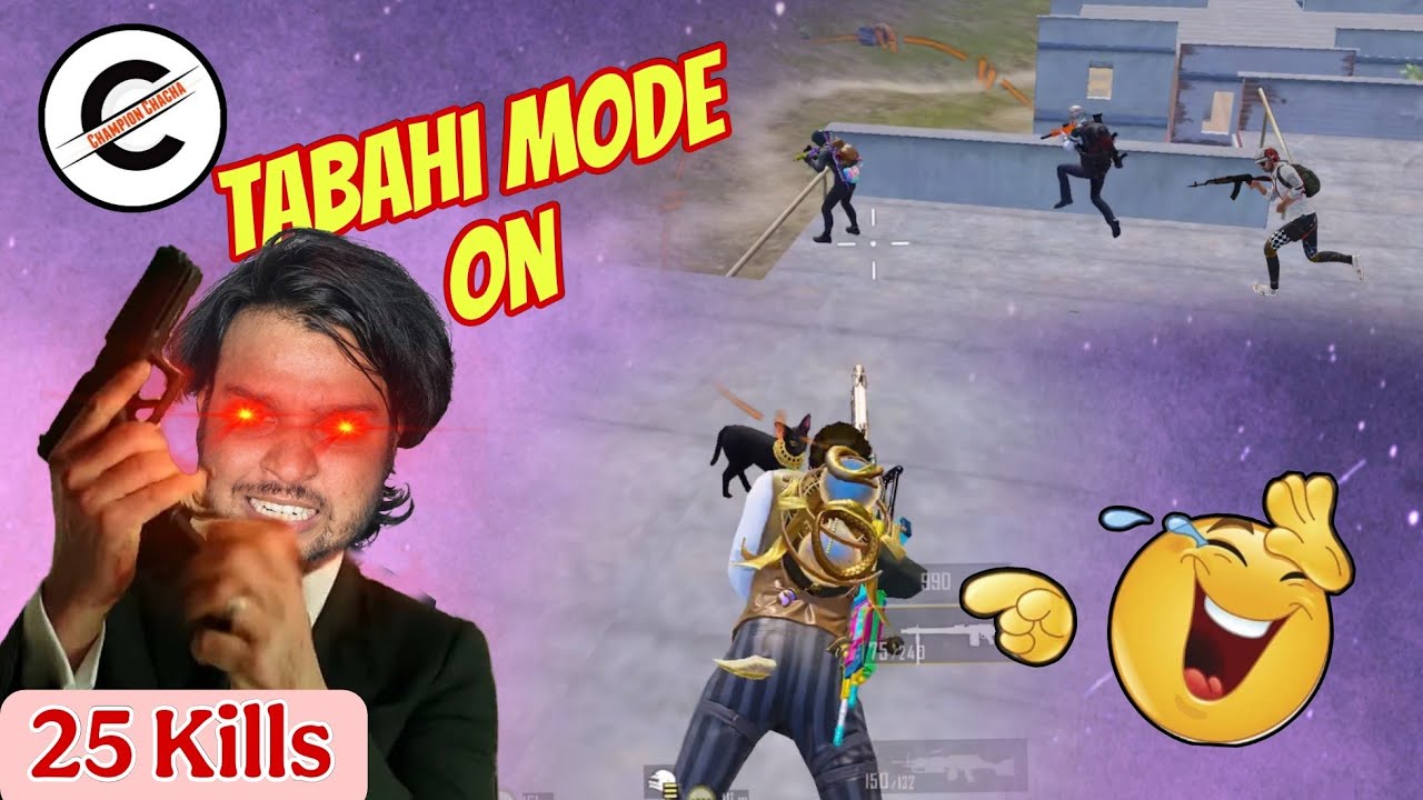 Tabahi Mode on 🤣 #championchacha #bgmi #funnycommentary
