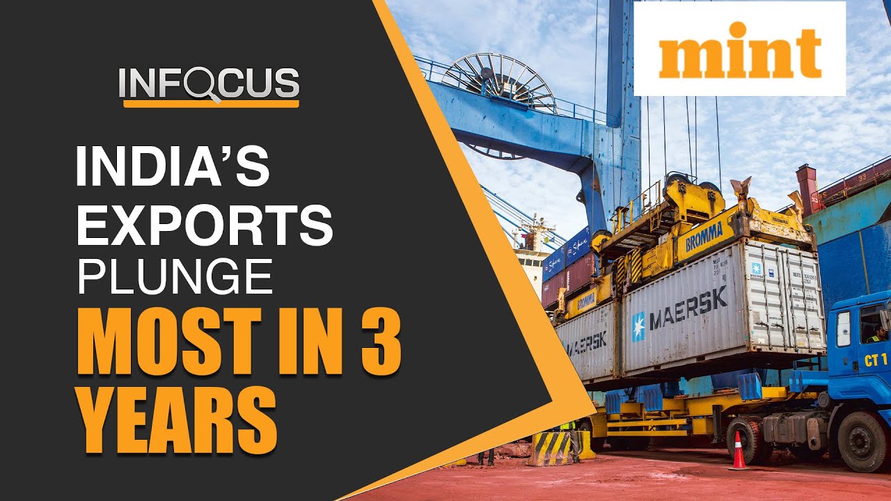 India&rsquo;s Exports Fall By 13%; Tough Days Ahead? | Mint In Focus
