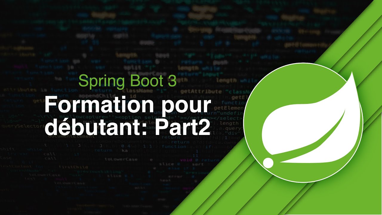 Spring Boot pour débutant: partie 2